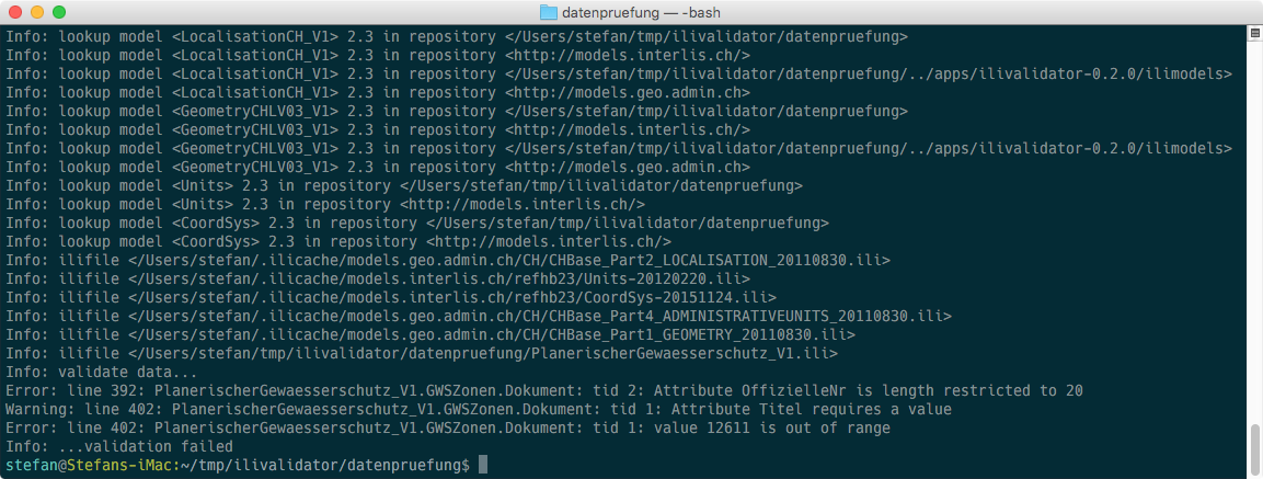 ilivalidator mit TOML