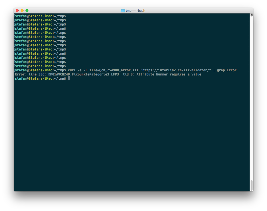 ilivalidator mit curl #6