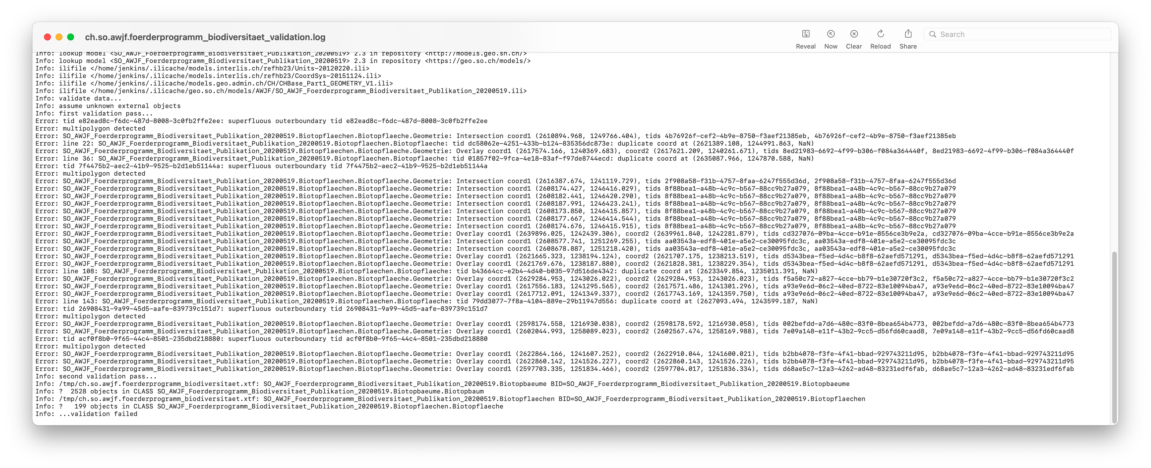 Ilivalidator-Output